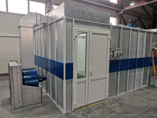 Покрасочная комната 3х5м с водяной завесой (выставочный образец)